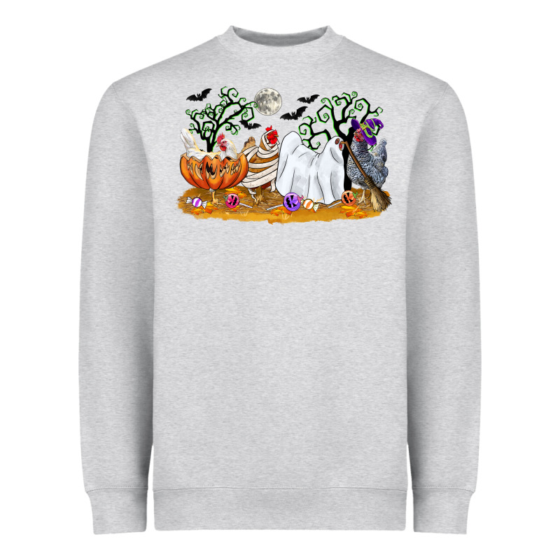 Halloween Chicken Heavyweight Sweatshirt by CowGirlArtShop | Teevron