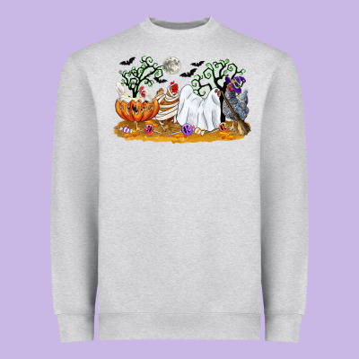 Halloween Chicken Heavyweight Sweatshirt Designed By Cowgirlartshop