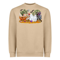 Mushroom halloween chicken Heavyweight Sweatshirt - CowGirlArtShop