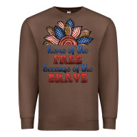 Chestnut home of the free because of the brave Premium Sweatshirt - BundleAndBundleShop