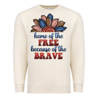 Sandshell home of the free because of the brave Premium Sweatshirt - BundleAndBundleShop
