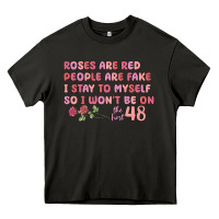 Asphalt roses are red Heavy Core Tee - MaliasSmallBusiness