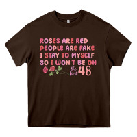 Roses Are Red Heavy Core Tee | Teevron