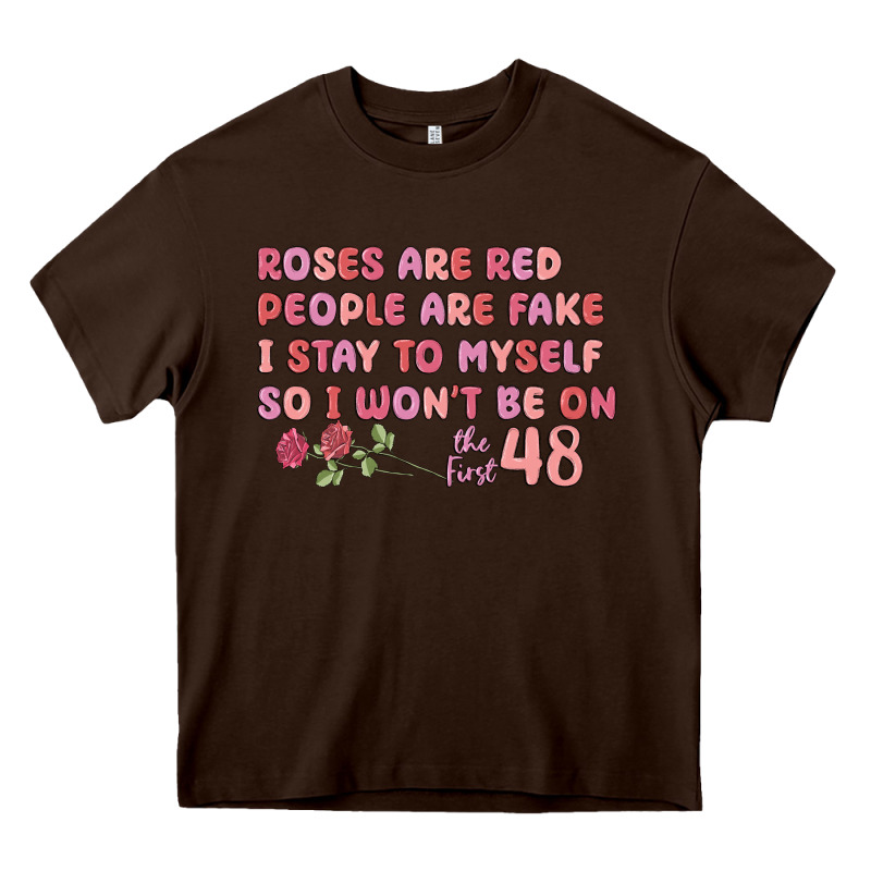 Roses Are Red Heavy Core Tee by MaliasSmallBusiness | Teevron