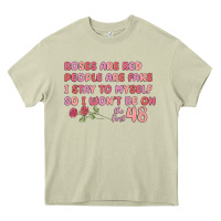 Mossy roses are red Heavy Core Tee - MaliasSmallBusiness