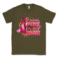 Army Green i wear pink for my mom Classic Tee - Artiststas