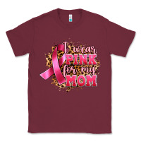 Burgundy i wear pink for my mom Classic Tee - Artiststas