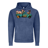 Vintage Denim Farm Animals Truck Vintage Hoodie - Bettercallsaul