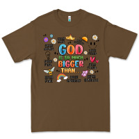 Cacao god is so much bigger than... Premium Tee - MaliasSmallBusiness