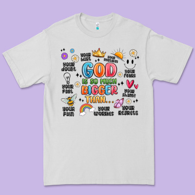 God Is So Much Bigger Than... Premium Tee Designed By Maliassmallbusiness