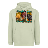 Matcha pumpkin kisses harvest wishes Heavyweight Hoodie - BundleAndBundleShop