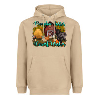Mushroom pumpkin kisses harvest wishes Heavyweight Hoodie - BundleAndBundleShop