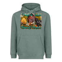 Sage pumpkin kisses harvest wishes Heavyweight Hoodie - BundleAndBundleShop
