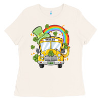 Bone st. patrick's day school bus Ladies Tee - MaliasSmallBusiness