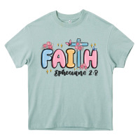 Arona faith ephesians 2 8 Heavy Core Tee - MaliasSmallBusiness