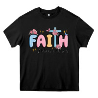 Black faith ephesians 2 8 Heavy Core Tee - MaliasSmallBusiness