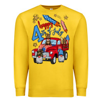 Lemon 4th of july truck  1 Premium Sweatshirt - BundleAndBundleShop