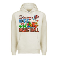 Oatmeal Heather I Run On Coffee And Basketball Frappe Premium Hoodie - FaDigitalArtStudio