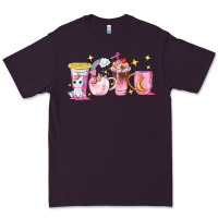 Plum unicorn coffee cups Premium Tee - NancyCooperArtShop