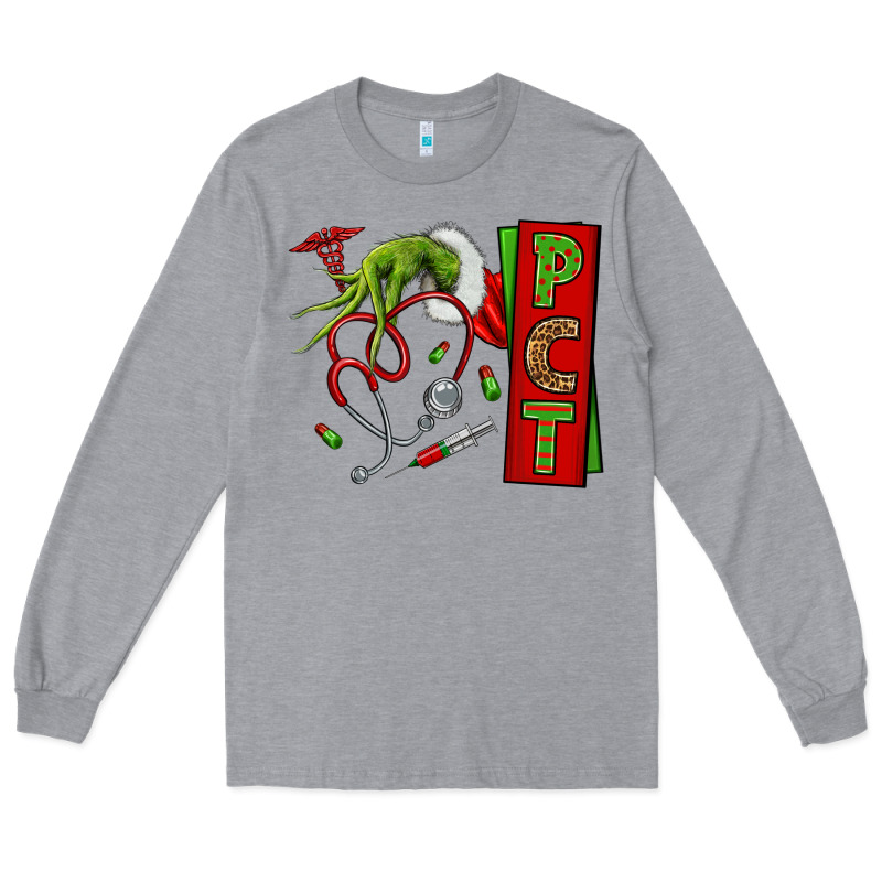 Christmas Character Nurse Long Sleeve Tee by NancyCooperArtShop | Teevron