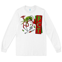 White Christmas Character Nurse Long Sleeve Tee - NancyCooperArtShop