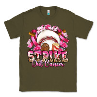 Army Green strike out cancer baseball Classic Tee - Artiststas