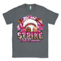 Charcoal Heather strike out cancer baseball Classic Tee - Artiststas