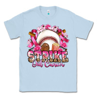 Dusty Blue strike out cancer baseball Classic Tee - Artiststas