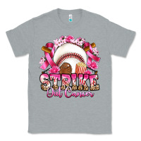 Heather Grey strike out cancer baseball Classic Tee - Artiststas