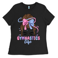 Black gymnastics life Ladies Tee - MaliasSmallBusiness