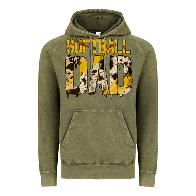 Softball Dad Vintage Hoodie by Bettercallsaul | Teevron
