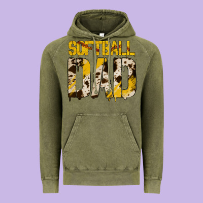 Softball Dad Vintage Hoodie Designed By Bettercallsaul