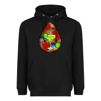 Black mexican teardrop  4 Heavyweight Hoodie - BundleAndBundleShop