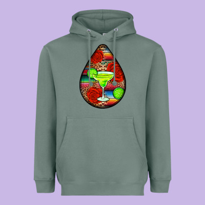Mexican Teardrop  4 Heavyweight Hoodie Designed By Bundleandbundleshop