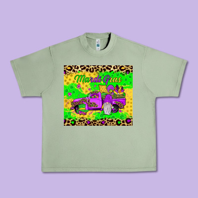 Mardi Gras Gnome Truck Urban Heavy Tee Designed By Jahusdesignshop