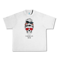Lunar Rock Glitter American Flag Patterned American Mom Skull Urban Heavy Tee - Bettercallsaul