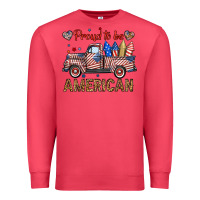 Cardinal proud to be american truck Premium Sweatshirt - BundleAndBundleShop