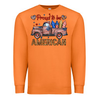 Carrot proud to be american truck Premium Sweatshirt - BundleAndBundleShop
