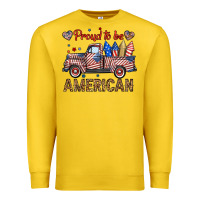 Lemon proud to be american truck Premium Sweatshirt - BundleAndBundleShop