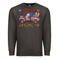 Smoke proud to be american truck Premium Sweatshirt - BundleAndBundleShop