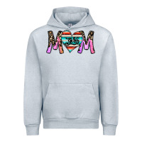 Heather Grey girl mom Urban Hoodie - CowhideDigitalArt