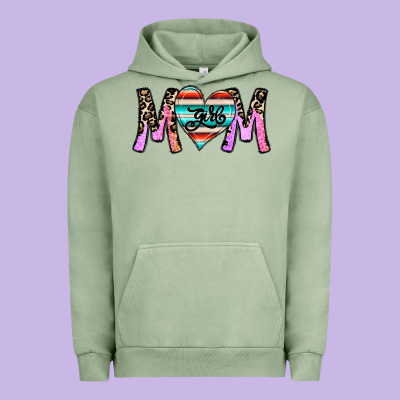 Girl Mom Urban Hoodie Designed By Cowhidedigitalart