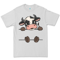 Dove Grey custom cow Premium Tee - MaliasSmallBusiness