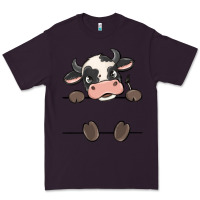 Plum custom cow Premium Tee - MaliasSmallBusiness