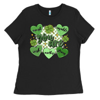 Black st. patrick's day positive affirmations Ladies Tee - MaliasSmallBusiness