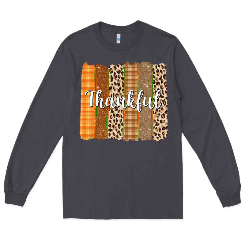 Thankful Brushstrokes Long Sleeve Tee by texasbilliewilder | Teevron