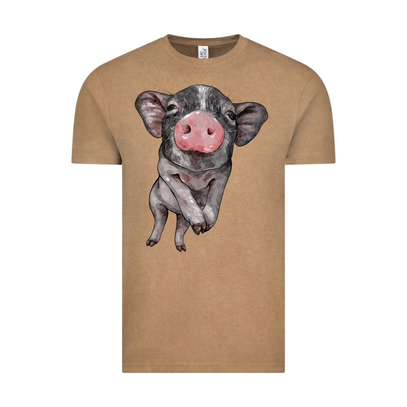 Baby Pig Vintage Tee by BarkalooDesign | Teevron