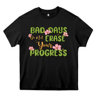 Black mental health uplifting quote Heavy Core Tee - MaliasSmallBusiness