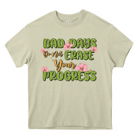 Mossy mental health uplifting quote Heavy Core Tee - MaliasSmallBusiness