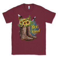 Burgundy Bee Kind Classic Tee - JahusDesignShop